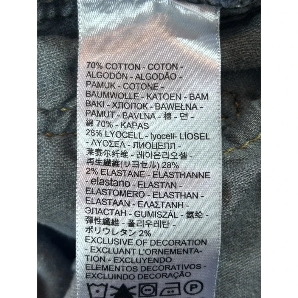 men's levi's dark wash jeans 512 Sz 36x34 Straight - Picture 11 of 11